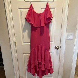 NWT Pink Dress ruffle - Small